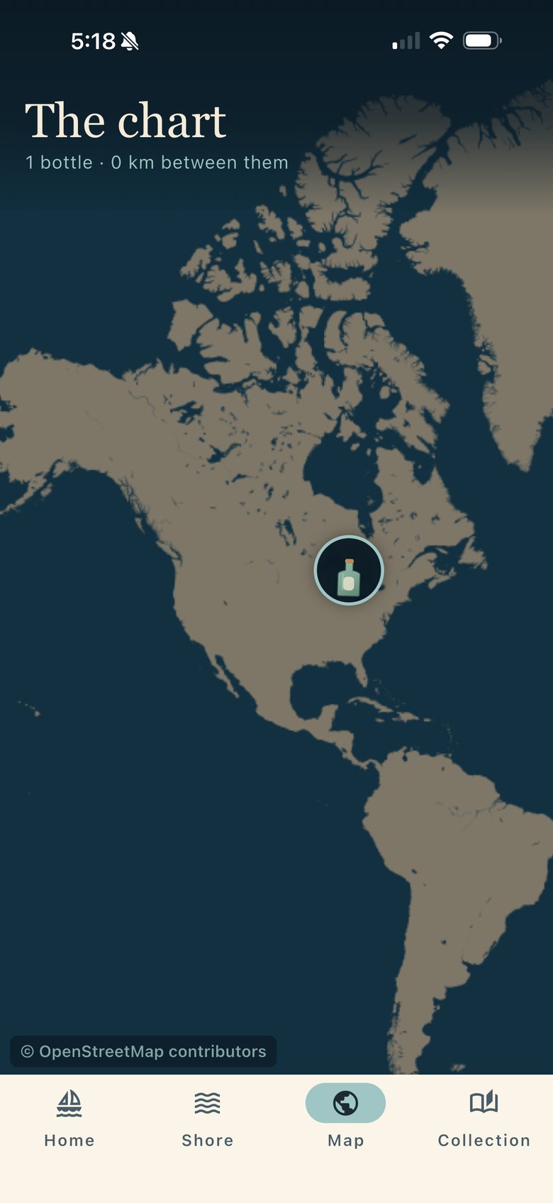 Drift — chart at world scale