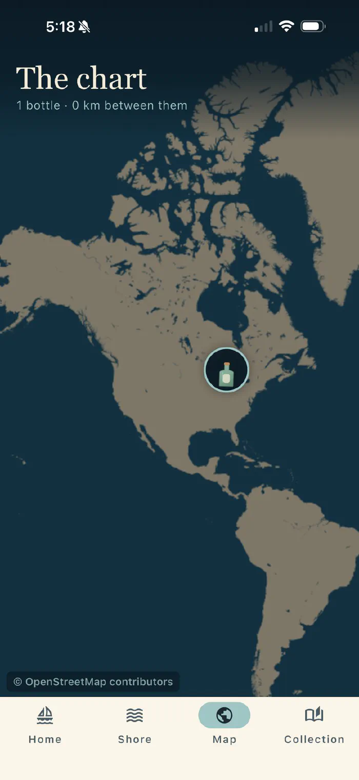 Drift — chart at world scale